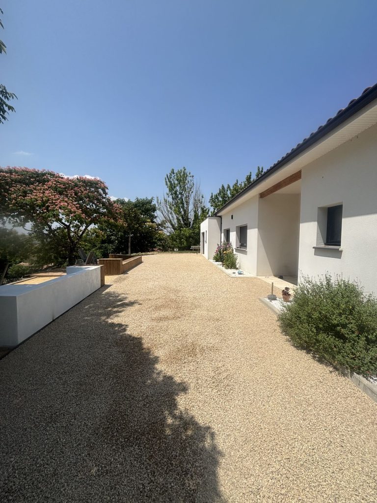 Réalisation 2GTP — aménagement extérieur