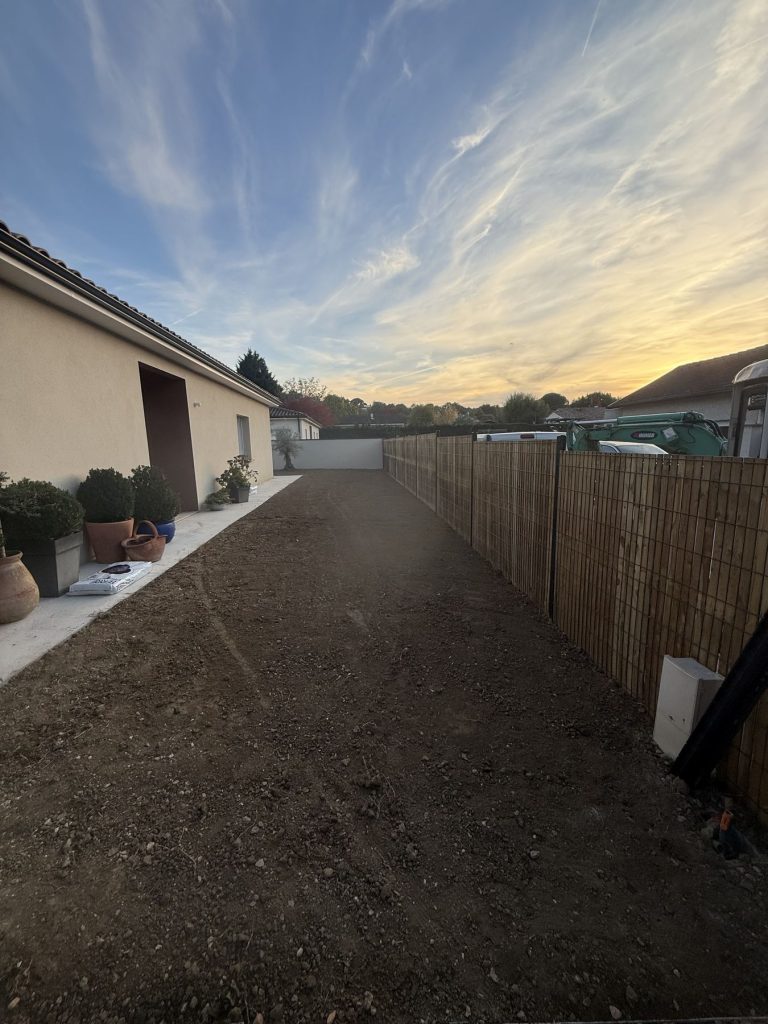 Réalisation 2GTP — aménagement extérieur