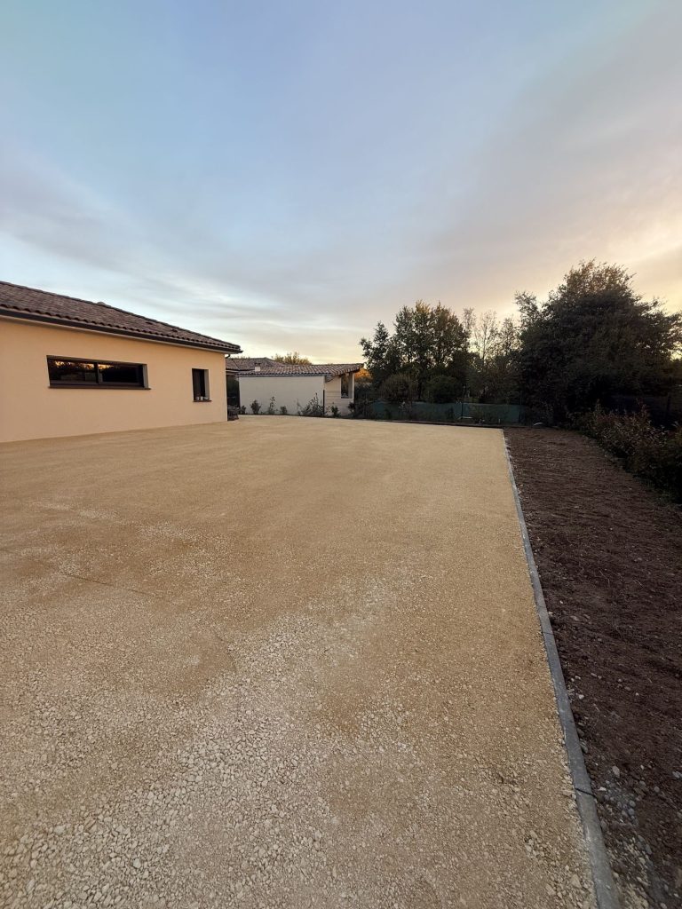 Réalisation 2GTP — aménagement extérieur