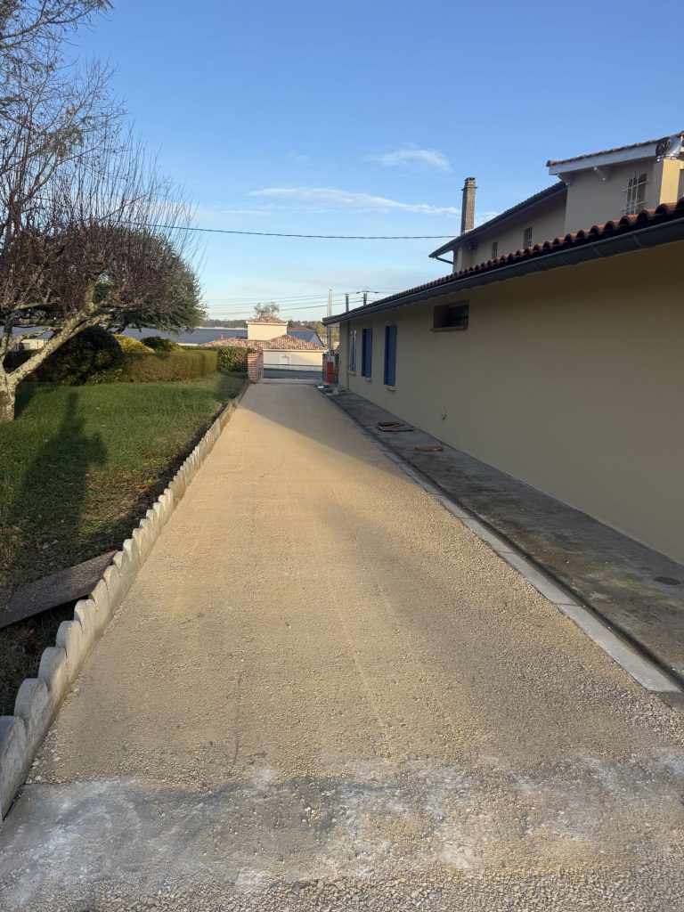 Réalisation 2GTP — aménagement extérieur