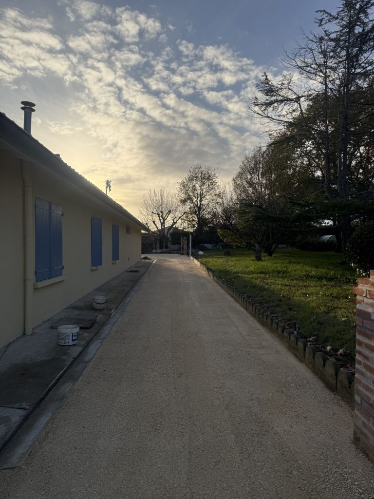 Réalisation 2GTP — aménagement extérieur