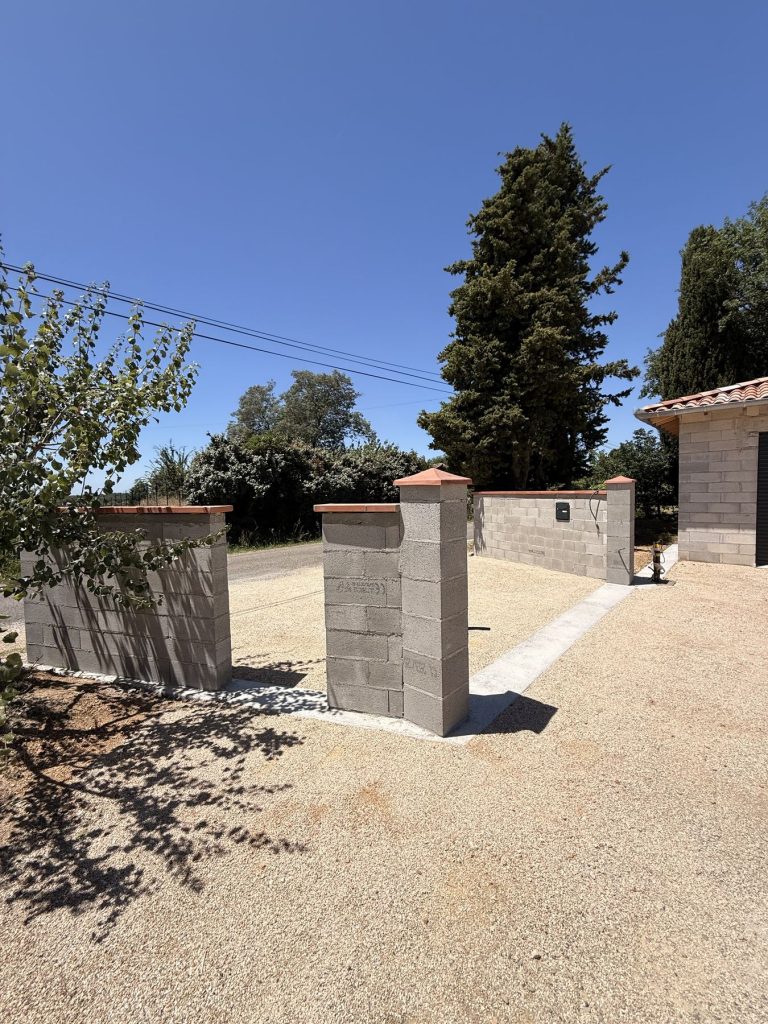 Réalisation 2GTP — aménagement extérieur