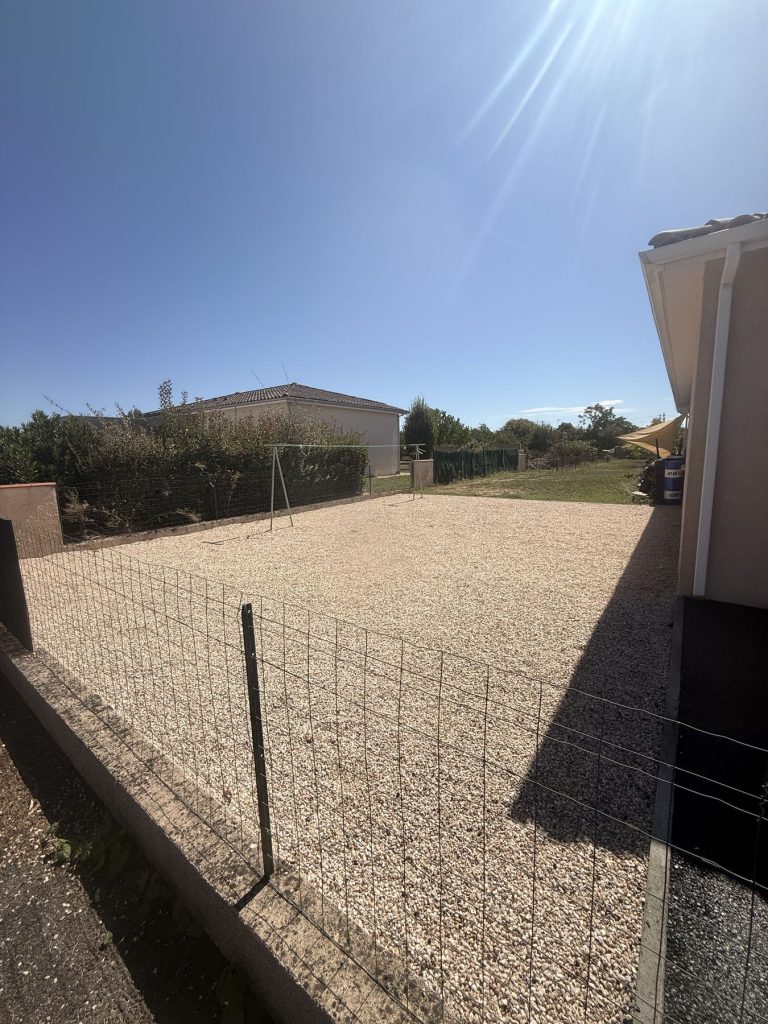 Réalisation 2GTP — aménagement extérieur
